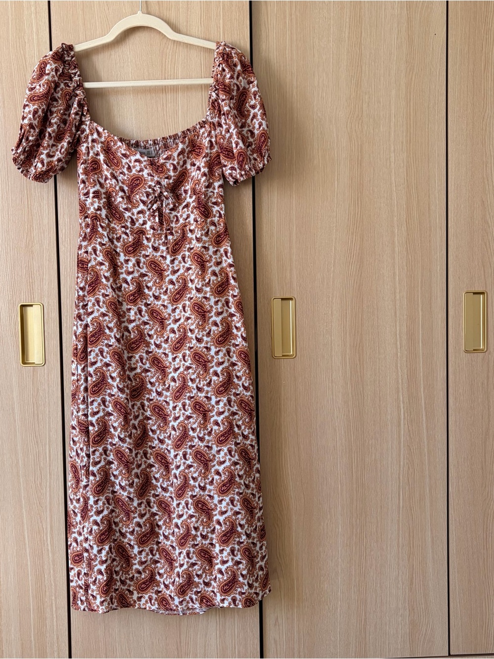 Faithfull The Brand Juniper Midi Dress Sable Paisley